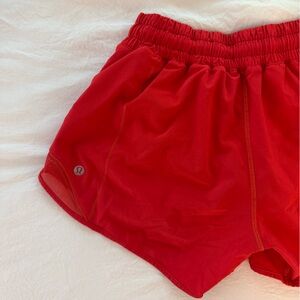 Lululemon Women's Red Athletic Shorts